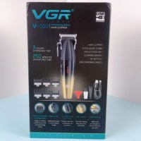 Tondeuse à cheveux professionnelle rechargeable Vgr V-003 9000 tr/min pour hommes, salon de coiffure