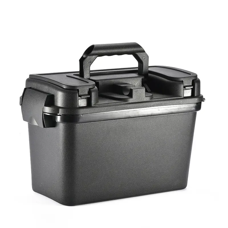 High quality plastic storage case, portable bullet box, portable tool box, with handles