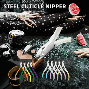 Pince à cuticules en acier inoxydable fabriquée en usine, pinces de beauté pour les doigts et les orteils, best-seller - Product Image 2