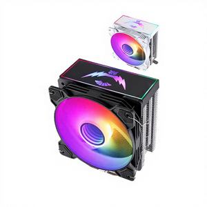 ฮีทซิงค์ CPU QiuzAim 4 ฮีทไปป์ สำหรับเมนบอร์ด X99/x79 แรงดันลง E5 คอมพิวเตอร์ พัดลม 120 มม. แบบปริซึม PWM เงียบ ไฟ RGB <span class=keywords><strong>LED</strong></span> 2011 - Product Image 6