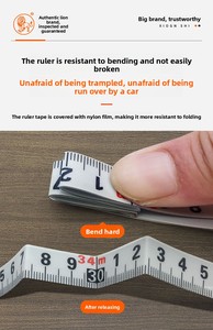 Metro a Nastro in Acciaio Lion di Prima Classe, Precisione 30m, Righello di Alta Precisione, Grande Strumento di Misurazione in Acciaio Plastico - Product Image 2