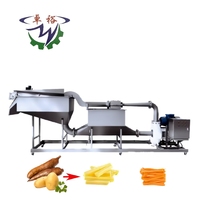 Hoge Efficiëntie Franse Friet Hydro Snijmachine Automatische Elektrische Groente Aardappel Snijder