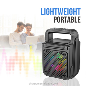 ZQS1372 LED luz colorida al aire libre inalámbrico PORTÁTIL ESTÉREO altavoz FM Radio bajo Woofer activo HIFI música Audio TWS Bt altavoz - Product Image 4