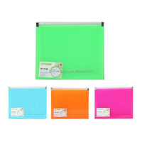 Dossier de classement en plastique PP format A4 avec poignée, vente en gros d'usine, porte-documents, pochette, logo personnalisé, couleur personnalisée, école, bureau