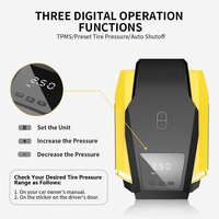 Compresseur d'air portable intelligent pour vélo et voiture, mini compresseur électrique à affichage numérique, 12V 120W, ABS