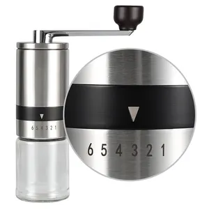 商用迷你咖啡豆研磨机便携式手动浓缩咖啡咖啡豆研磨机