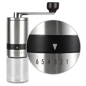 Commerciële Mini Koffieboon Grinder Portable Hand Espresso Cafe Handmatige Koffiemolens