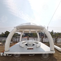 Île flottante gonflable de haute qualité pour fêtes nautiques, plateforme flottante pour la mer ou le lac, location estivale