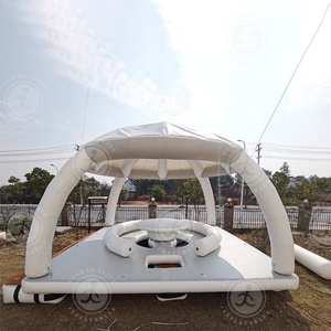 Île flottante gonflable de haute qualité pour fêtes nautiques, plateforme flottante pour <span class=keywords><strong>la</strong></span> <span class=keywords><strong>mer</strong></span> ou le lac, location estivale - Product Image 4