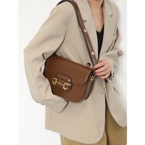 Bolsos de Diseño Exclusivo al por Mayor, Bolso de Cuero Genuino Vintage con Cierre de Cremallera y Monograma de 18 cm, Estilo Horsebit <span class=keywords><strong>1955</strong></span> - Product Image 2