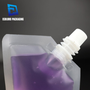 Hot Bán Trong Kho 100Ml 200Ml 250Ml 300Ml 450Ml Mờ Nước Trong Suốt Nước Trái Cây Cocktail Nhựa Uống Túi Spout Pouch - Product Image 6