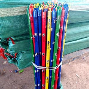 Factory Direct Vietnam High Quality 120cm Wooden Broom <b>Stick</b> Panda Design PVC-Coated Portable Eco-Friendly Home Cleaning Bag - Product Image 5