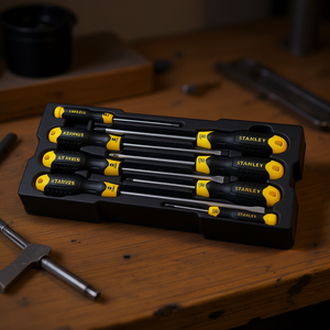 Stanley Screwdriver <b>Set</b> 8 Pc Cushion Grip <b>Tools</b> - Product Image 3