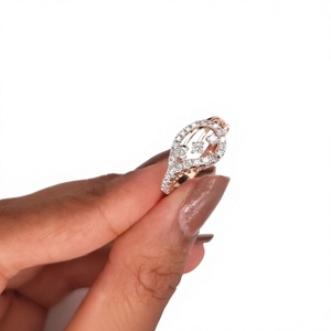 Anillo de Compromiso Clásico de Estilo Vintage con Diamante Cultivado en Laboratorio de 0.50 Ct de Lurba Jewels, Certificado por IGI, Oro Rosa Sólido de 14K, San Valentín - Product Image 5