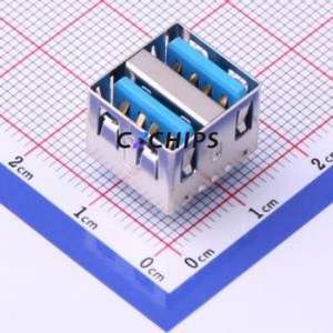 907-322A1051Y10210 USB Connector Through hole Component (THT) Connector Type-A USB 2.0 Female Through Hole - Product Image 1