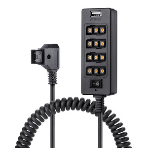 Répartiteur d'alimentation D-Tap 1 à 5 ports avec sortie USB DC pour éclairages vidéo - Product Image 1