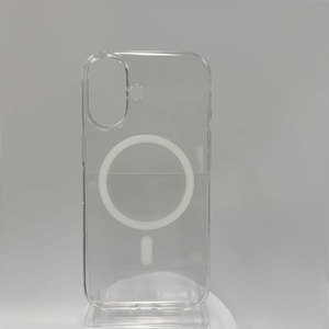 Funda Protectora para Teléfono de PC Súper Resistente, Transparente, Magnética, con Carga Inalámbrica, a Prueba de Golpes, Color Blanco Cristal, para 16/16 <span class=keywords><strong>Plus</strong></span> - Product Image 1