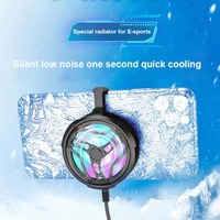 Enfriador de Teléfono Móvil con Clip Trasero, Ventilador USB Silencioso, Radiador para Smartphones Universales, Juegos Móviles y Transmisión en Vivo