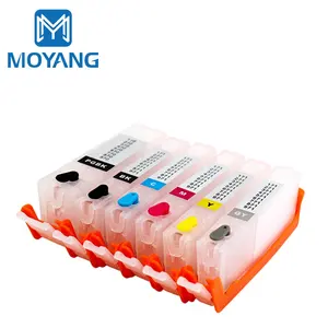 Moyang Navulbare Inkt Cartridge Compatibel Voor Canon PGI-570 CLI-571 Pixma MG5750/MG5751/MG5752 Printer Refill Met Arc Chip