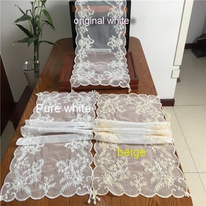 Eleganti biancheria da tavola con paillettes floreali in Organza per banchetti <span class=keywords><strong>runner</strong></span> da tavolo per matrimonio - Product Image 6