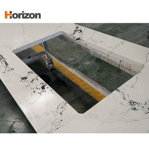 Encimera de <span class=keywords><strong>Cuarzo</strong></span> Calacatta al por Mayor, Losa de Piedra de <span class=keywords><strong>Cuarzo</strong></span> a Buen <span class=keywords><strong>Precio</strong></span>, Encimeras de Losa de Piedra Artificial Sólida Blanca, <span class=keywords><strong>Cuarzo</strong></span> para <span class=keywords><strong>Cocina</strong></span> - Product Image 2