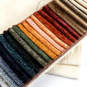 Tissu en velours chenille uni épais style lin pour housse de canapé, nappe et oreiller - Product Image 1