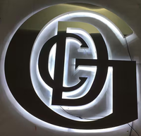 Enseignes commerciales personnalisées, lettres lumineuses LED, enseignes LED 3D en acrylique, enseignes lumineuses pour logo de marque d'entreprise, enseignes de magasin extérieures