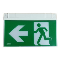Boîte de sortie d'urgence approuvée SAA, montage mural ou au plafond, batterie LiFePO4, signalisation LED d'évacuation en cas d'incendie 180 min, norme AS/NZS