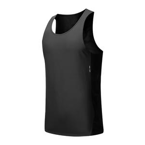 เสื้อกีฬาผู้ชายแบบสั่งทำพิเศษ สำหรับฟิตเนส วิ่ง ออกกำลังกาย เสื้อแขนกุดทรงหลวม ระบายอากาศ แห้งเร็ว - Product Image 4