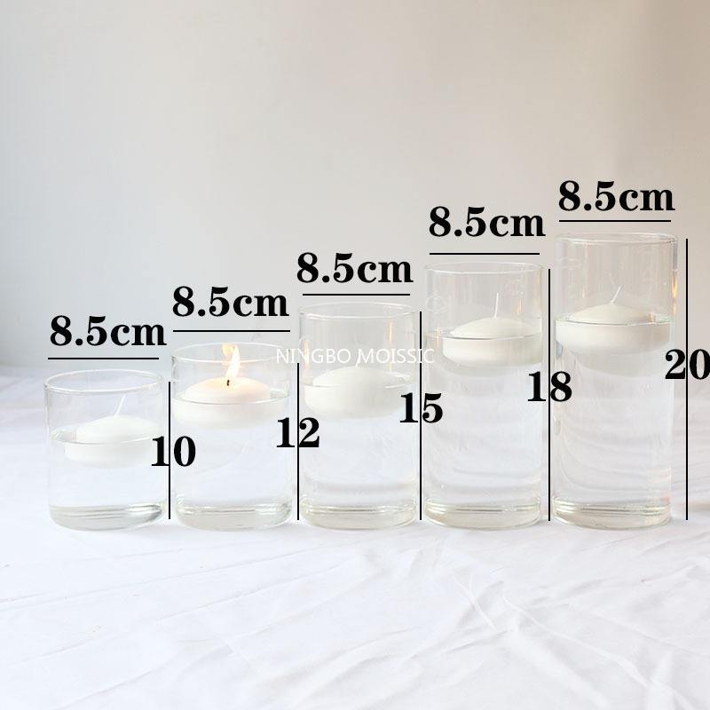 Diameter 8.5 five-piece set + floating candle