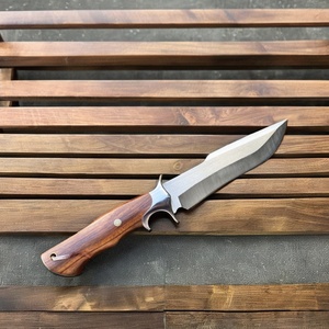 Couteau de camping multifonctionnel de haute qualité, marque HK, modèle SS034, acier inoxydable, DIY, M390, lame fixe, manche en bois, 25 cm - Product Image 6
