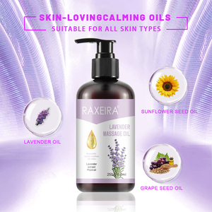 Huile essentielle pour soins de la peau Huile de massage relaxante chauffante Huile de massage à la <span class=keywords><strong>lavande</strong></span> de marque privée pour tout le corps Aromathérapie - Product Image 5
