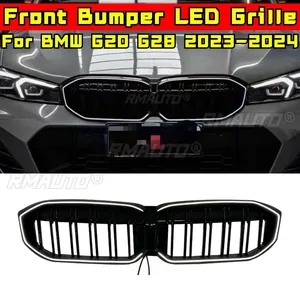 For G20 <b>LED</b> Grille for BMW 3 Series G20 G28 2023-2024 Car Bumper Grill Exterior Part Front Bumper <b>LED</b> Grille Car Accessories - Product Image 3