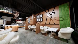 Decorazioni per caffè al coperto mobili per la progettazione di un negozio di caffè per una piccola caffetteria - Product Image 4