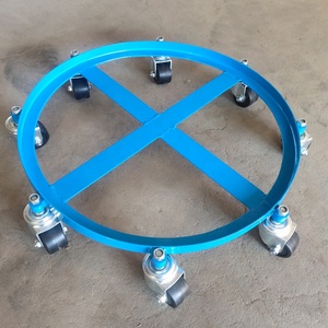 Heavy Duty 55 <span class=keywords><strong>Gal</strong></span> Drum <span class=keywords><strong>Dolly</strong></span> Capacidad de 2000 Lb con 8 ruedas Tambor ajustable Moving <span class=keywords><strong>Dolly</strong></span> - Product Image 6