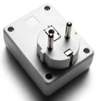 Adaptateur électrique EU UK 3 broches 13A avec protection contre les surtensions, ports USB-A et Type-C, sortie DC/AC, pour PC, ordinateur portable, caméra LED, certifié CE RoHS