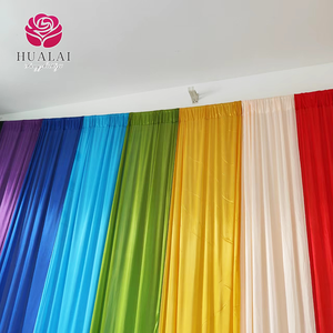 HUALAI Sfondi Decorativi in Seta Ghiacciata Pratici e Assortiti in Vari Colori <span class=keywords><strong>a</strong></span> Prezzo di Fabbrica per Compleanni, Matrimoni e Feste - Product Image 3