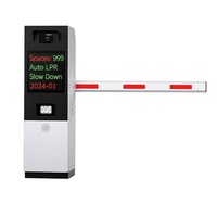 Barrière de sécurité automatique avec reconnaissance de plaques d'immatriculation (LPR) tout-en-un, contrôle d'accès, moteur DC sans balais