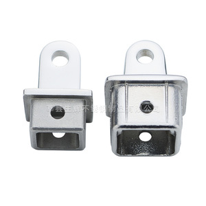 Embout de tube carré de 32 mm en acier inoxydable 316, quincaillerie marine, accessoires pour yachts, pièces de bâche pour bateaux rapides - Product Image 1
