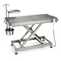 Table d'opération vétérinaire électrique XY ACS02 en acier inoxydable, table de chirurgie pour animaux avec structure stable et entretien facile