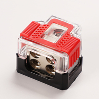 Bloc de distribution d'alimentation audio pour voiture, boîtier de fusibles 2 voies, boîte de jonction de bornes de batterie automobile, séparateur pour câblage d'amplificateur