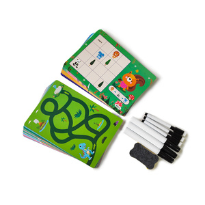 Libro <span class=keywords><strong>di</strong></span> Allenamento Cancellabile per Bambini, Esercizi <span class=keywords><strong>di</strong></span> Controllo della Penna, Libro Punti a Punti per lo Sviluppo del Pensiero Logico per Bambini dell'Asilo - Product Image 3
