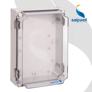 SAIPWELL DS-ATS-1725-1 IP66 waterproof abs waterproof box with PC clear lid 175*250*100mm