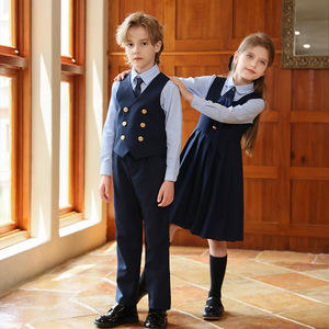 Uniforme scolaire personnalisé pour élèves du primaire, nouvelle collection automne, tenue unisexe style collège, costume de chorale, pour la maternelle - Product Image 2