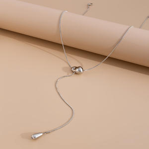 Модное необычное круглое ожерелье из змеиной кости длинное ожерелье на цепочке для свитера для женщин для вечеринки - Product Image 6