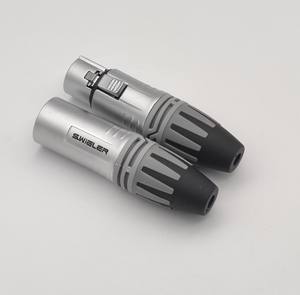سعر المصنع موصل XLR 3PIN لوحة ذهبية دبوس ذكر وأنثى ميكروفون كابل الصوت المكونات مع الكروم OFC DMX مدفع-<span class=keywords><strong>M</strong></span> موصل الصوت - Product Image 5
