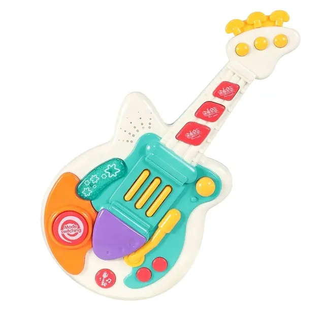 Tempo Toys-guitarra electrónica para bebé, instrumento Musical eléctrico, música Rock