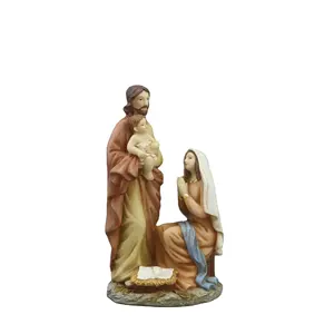 Religious Holy Family Resin Custom Made Catholic Nativity Set Christian Figures For Indoors