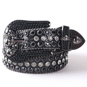 Gran oferta, cinturón <span class=keywords><strong>Simon</strong></span> para hombres y mujeres, Diamante de agua de lujo con hebilla de aleación de entrega rápida de cristal de alta calidad - Product Image 1