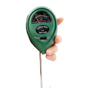 Mestek-Kits de testeur du sol 3 en 1, capteur d'humidité du sol, avec lumière d'humidité et testeur de PH pour pelouse de jardin de ferme, intérieur et extérieur - Product Image 1